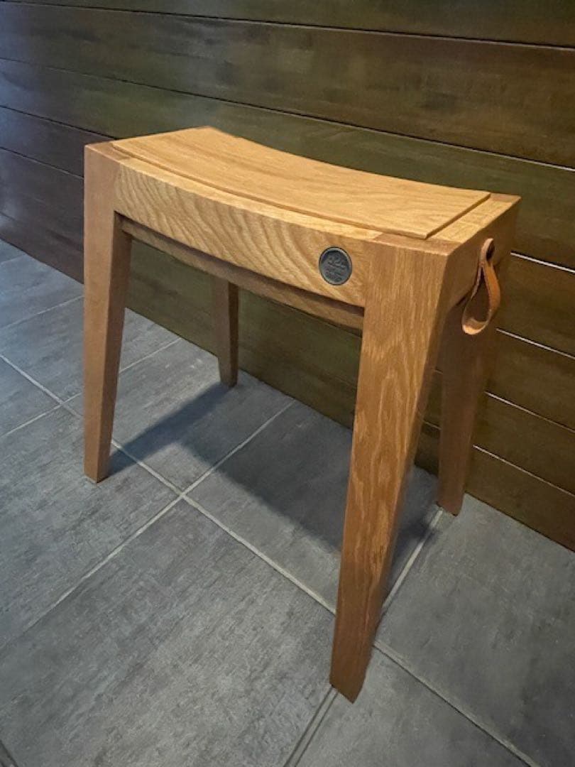 超美品■sarasa design b2c スタッキングスツール/オーク無垢材