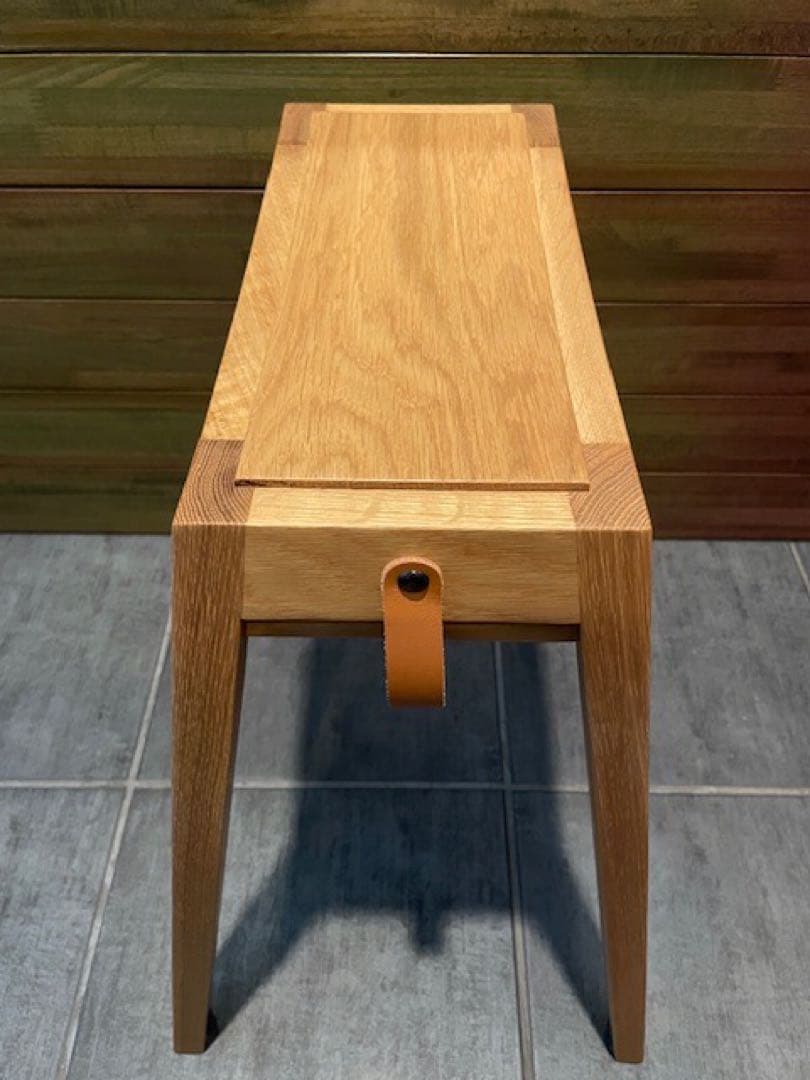 超美品■sarasa design b2c スタッキングスツール/オーク無垢材