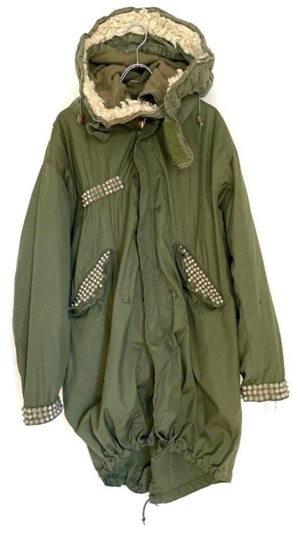 期間限定値下げ　ザックバルガス リメイクモッズコート スタッズ インナーダウン