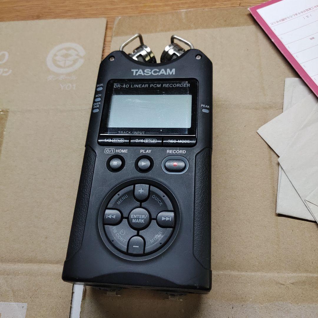TASCAM DR-40 リニアPCMレコーダー【箱付き】