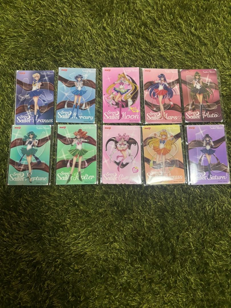 明治　セーラームーン　チョコ　クリアカード　10点セット コンプ