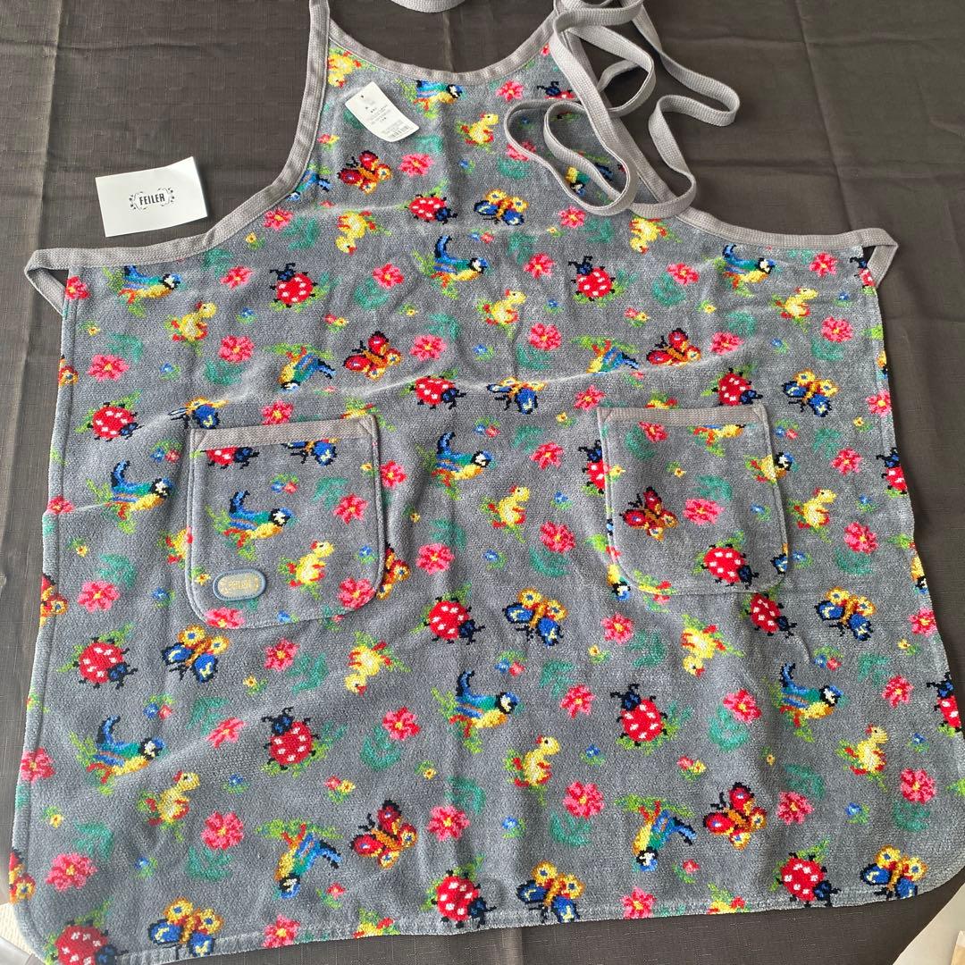 フェイラー　ハイジ　エプロン グレー　完売品