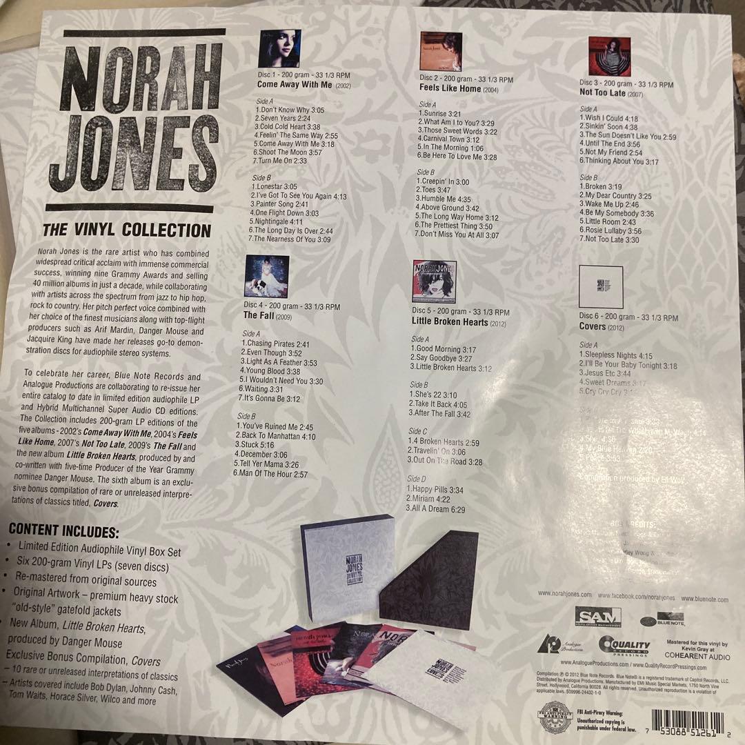 NORAH JONES The Vinyl Collection ノラジョーンズ