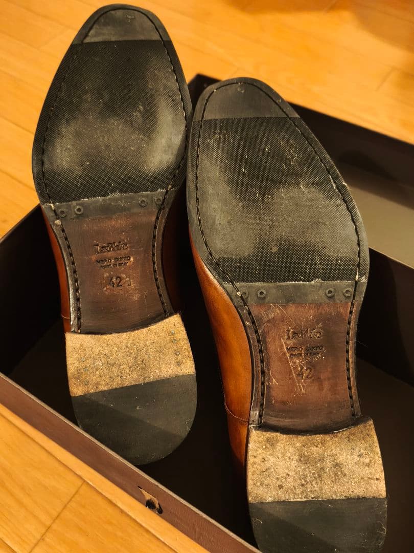 ISETAN MEN'S キャメル シューズ 42