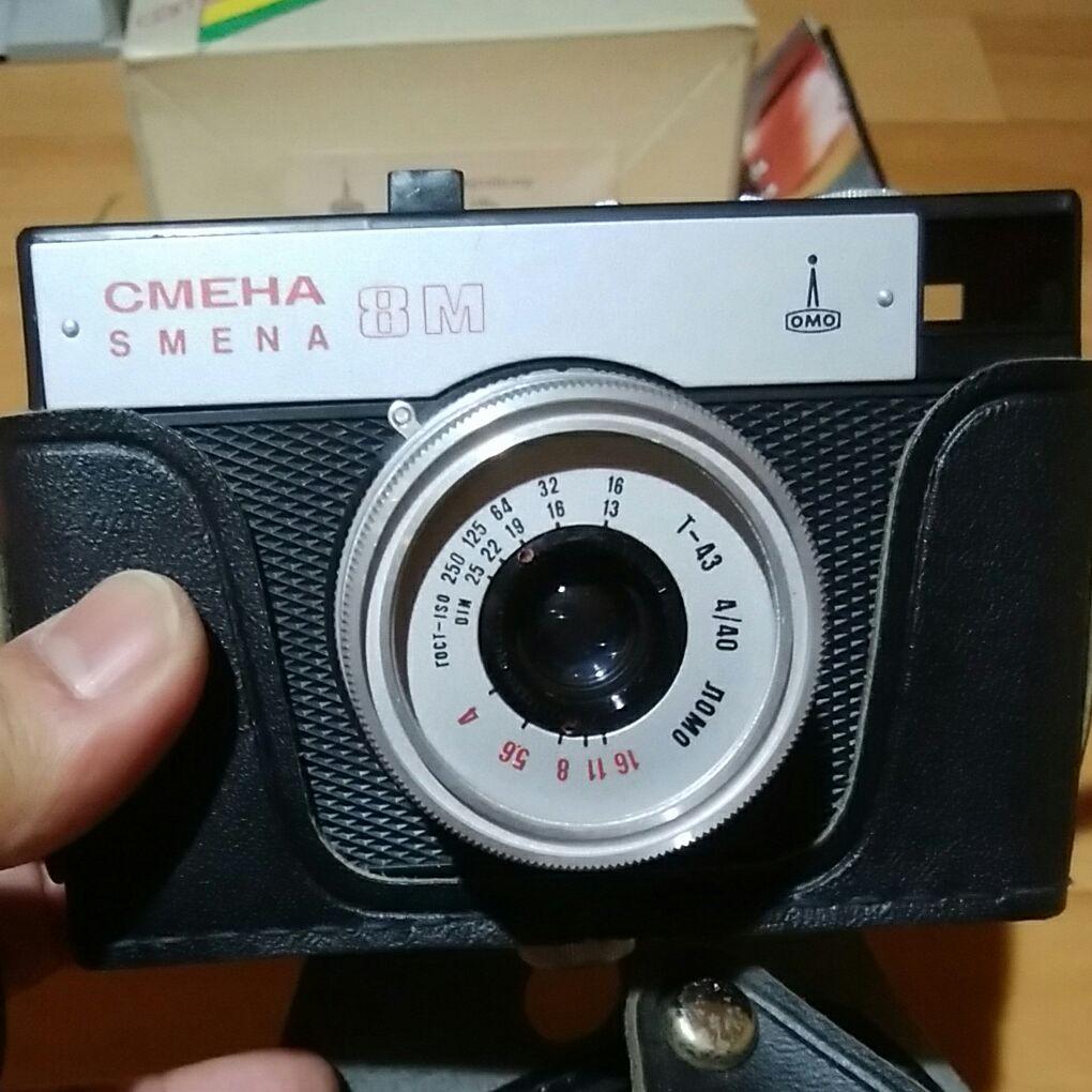 SMENA フィルムカメラ カバー付き