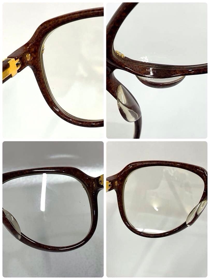 Cartier サングラス　トリニティ　ブラウンカラー　メガネ　フレーム