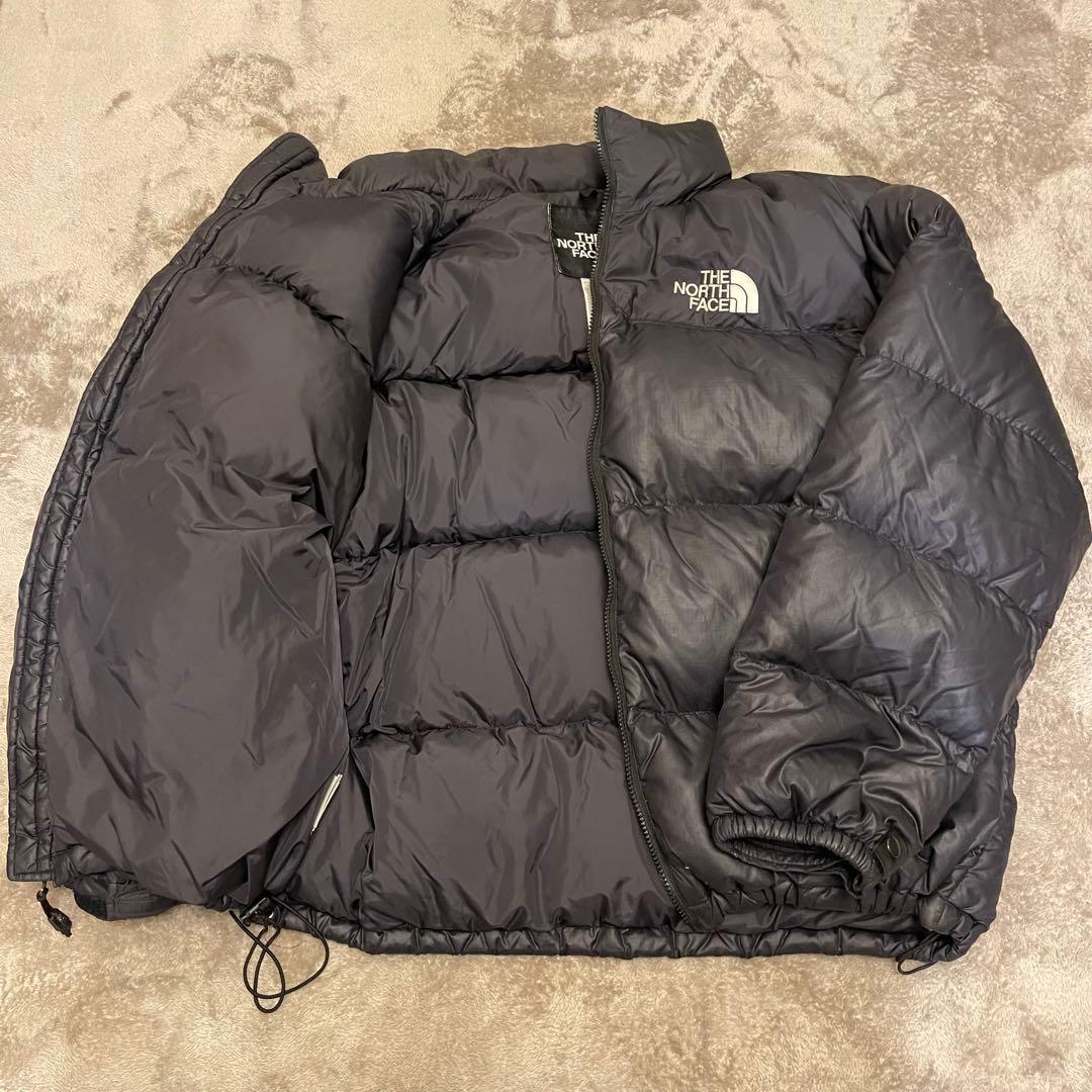 極美品 ノースフェイス　US規格 700フィル 肉厚 ヌプシダウン　XL 黒
