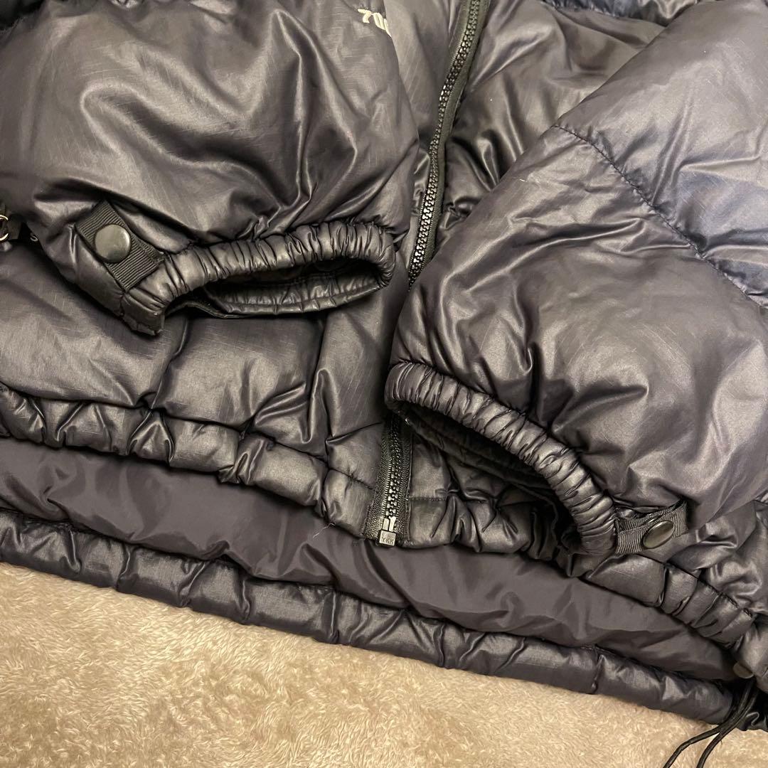 極美品 ノースフェイス　US規格 700フィル 肉厚 ヌプシダウン　XL 黒