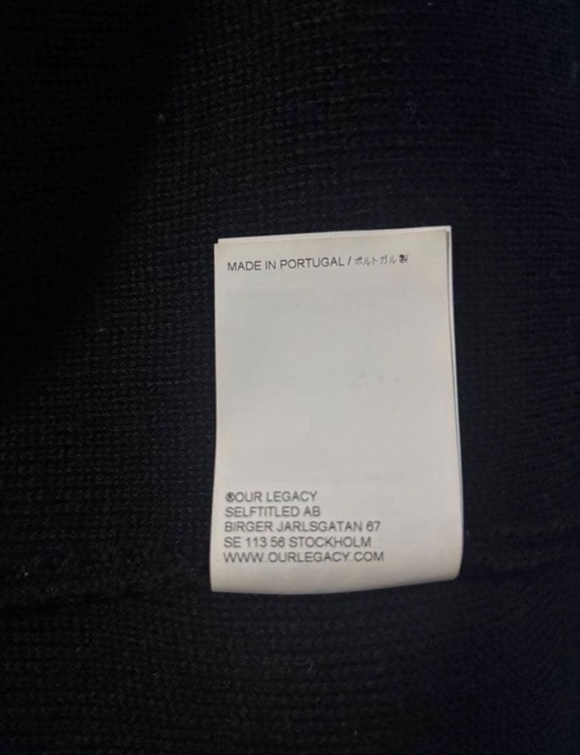 トップス OUR LEGACY 23AW FUNICHAN SWEATER 44