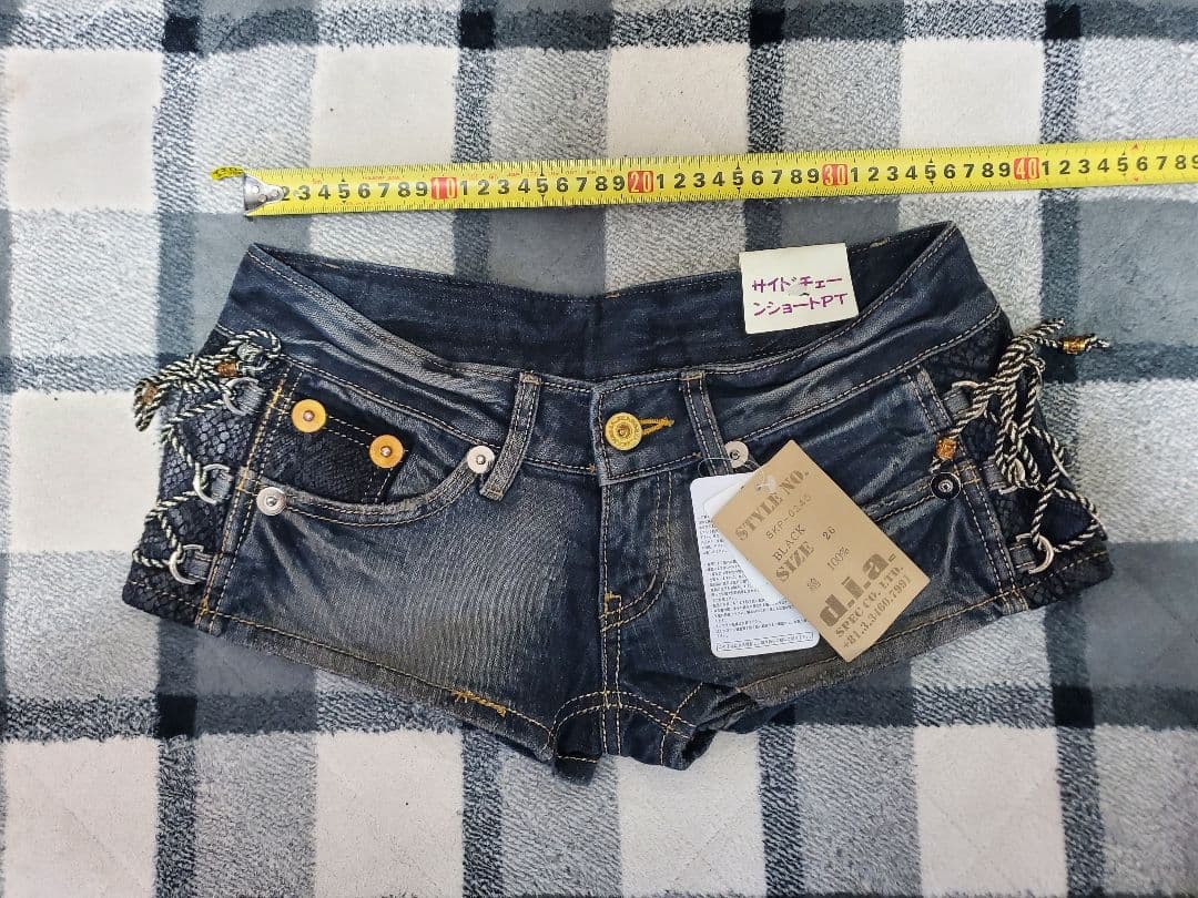 user_242dea43様　d.i.a　タグ付き、未使用　ブラックデニム