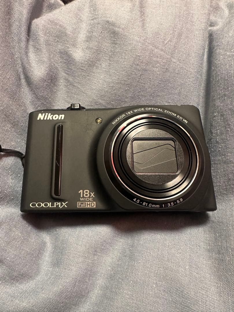 Nikon COOLPIX S9100 ブラック ＋ PORTER ケース付き