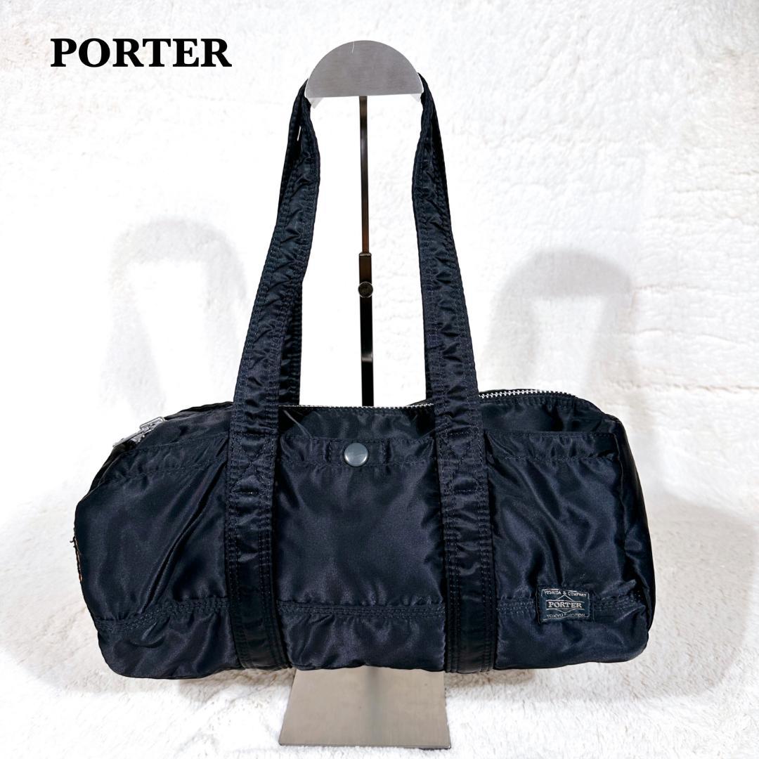 廃盤 PORTER ポーター タンカー TANKER ミニボストン ダッフル 黒