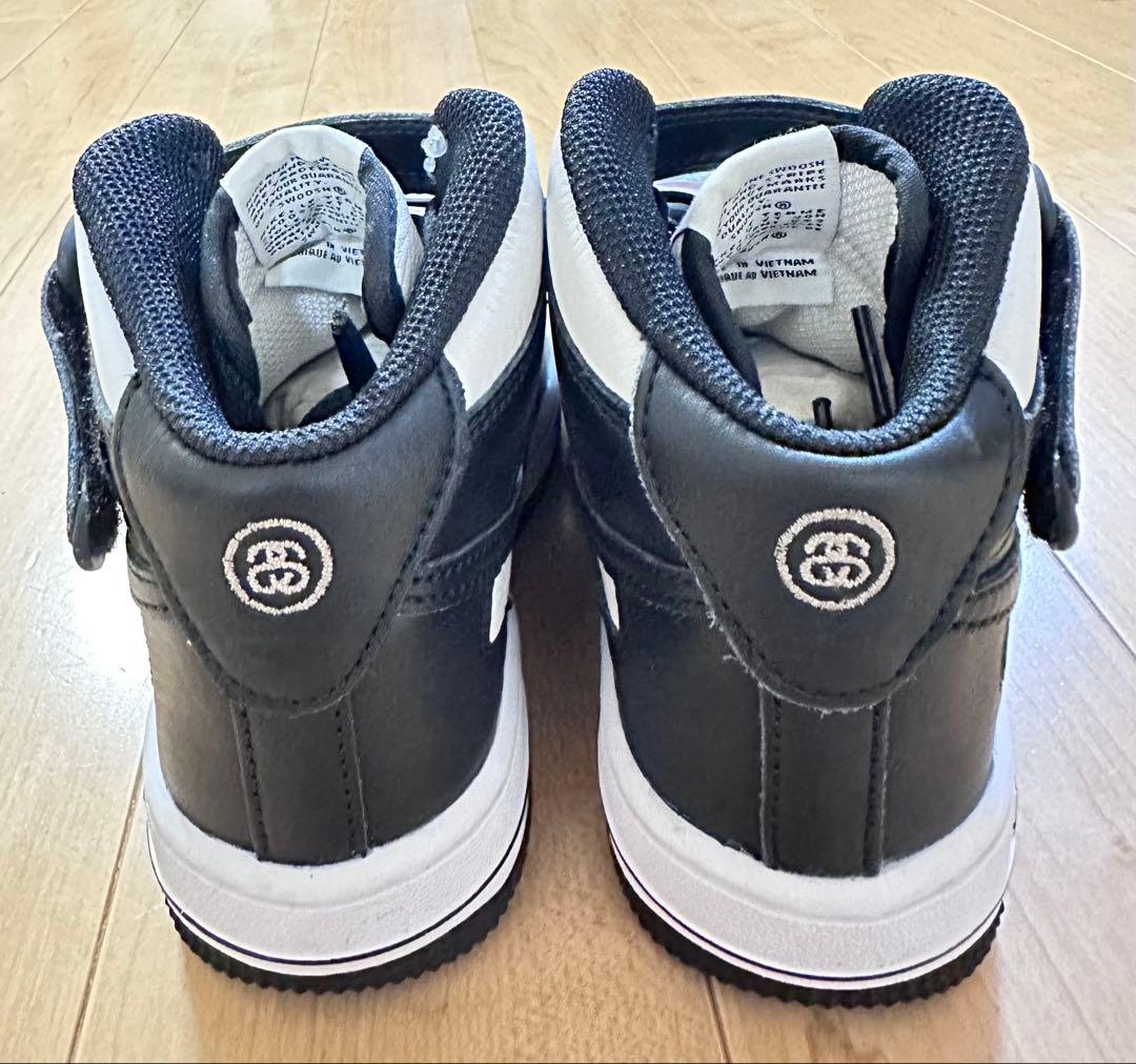 新品未使用★ Nike AIR FORCE 1 MID STUSSY 20.0㎝