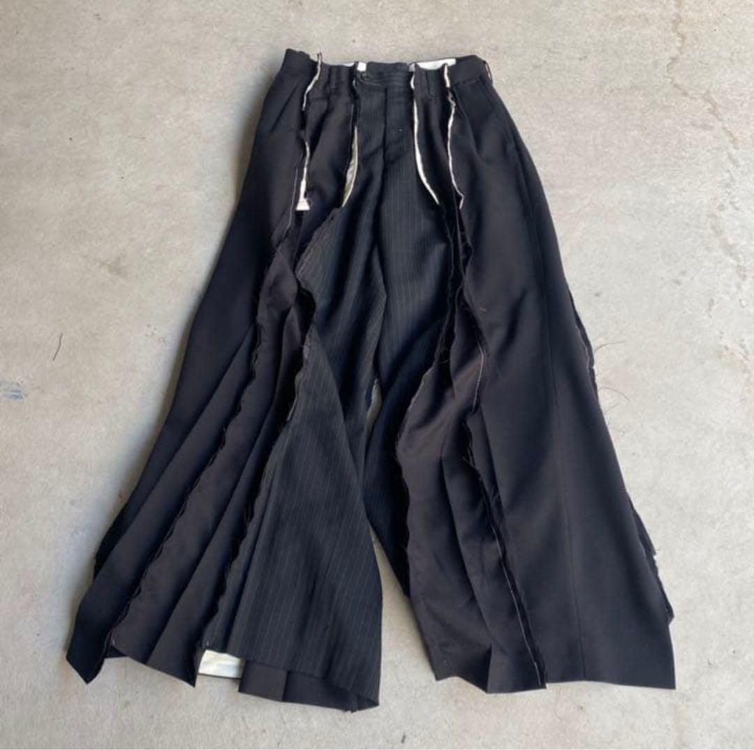 スラックス リメイク 再構築 フレア 古着 vintage