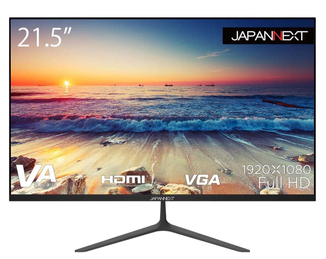 JAPANNEXT 21.5型 フルHD液晶モニター JN-V215DF（美品）