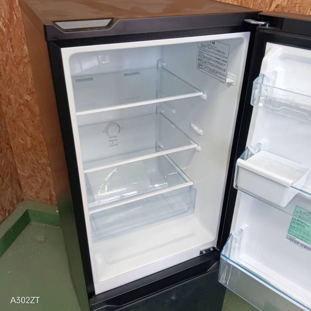 41B9 送料設置無料　ハイセンス　ガラスデザイン冷蔵庫　22年製　162L