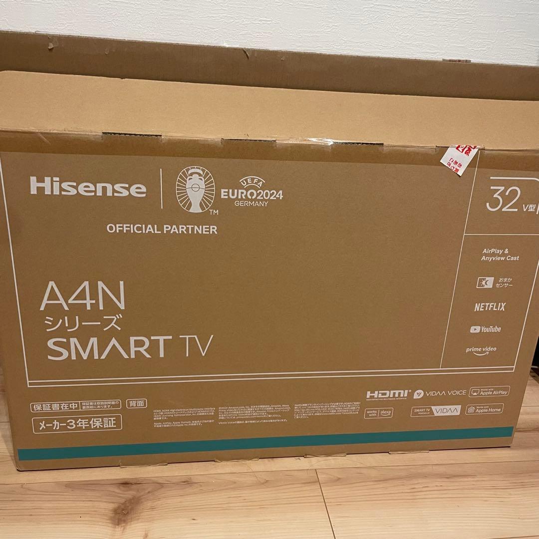 Hisense A4Nシリーズ 32インチ SMART TV 2024年製