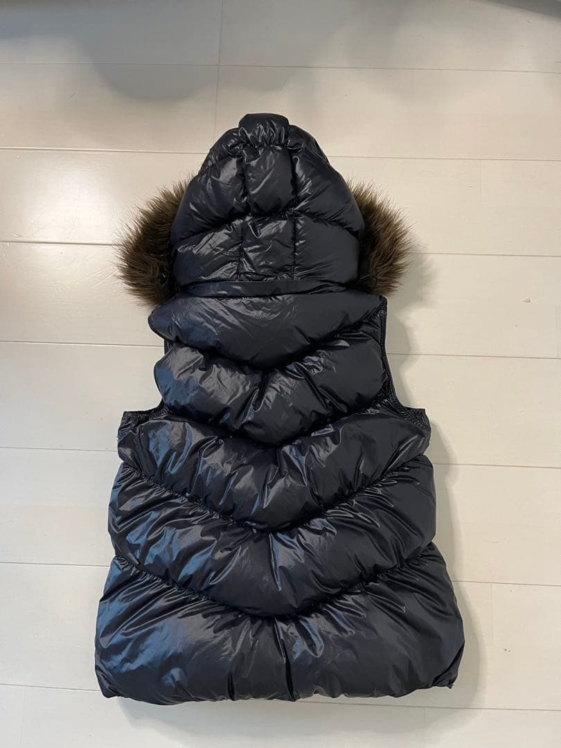 ファーダウンベスト　短丈