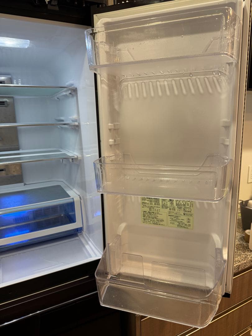 SHARP 502L 冷蔵庫　2022年製　SJ-AF50H-R タッチ開閉ドア