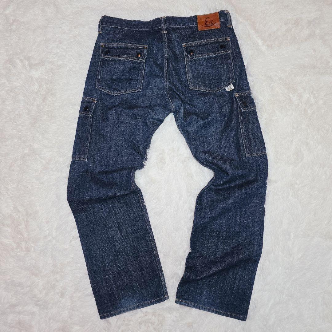 美品 36インチ 備中倉敷工房 ETERNAL 日本製 濃紺 カーゴペインター