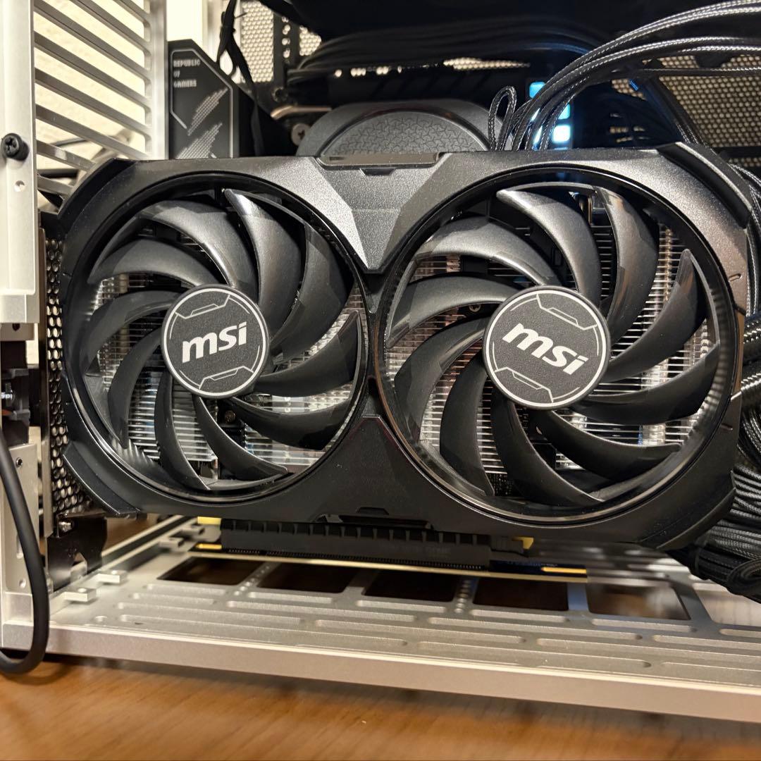 MSI GeForce RTX 4060ti グラフィックスカード 8GB