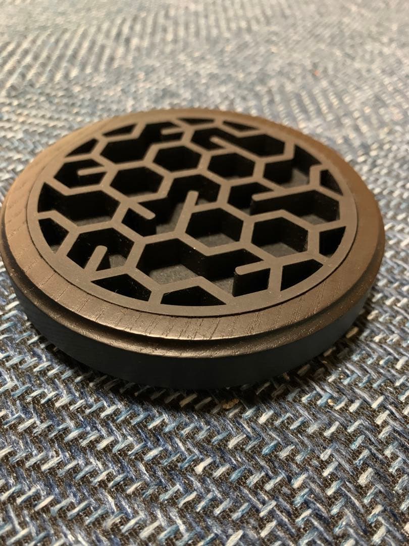 XWAG PRODUCTS 六角形コースター ウッドブラック　未使用