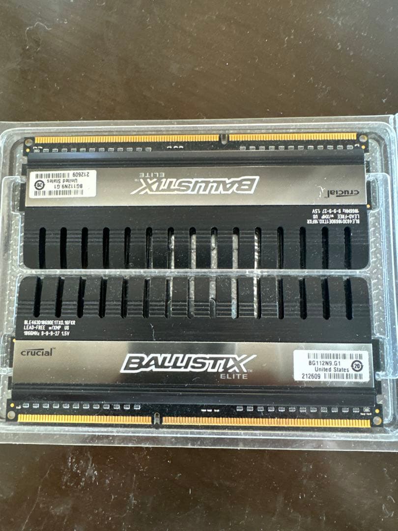 メモリー Crucial Ballistix Elite DDR4 16GB 3200MH
