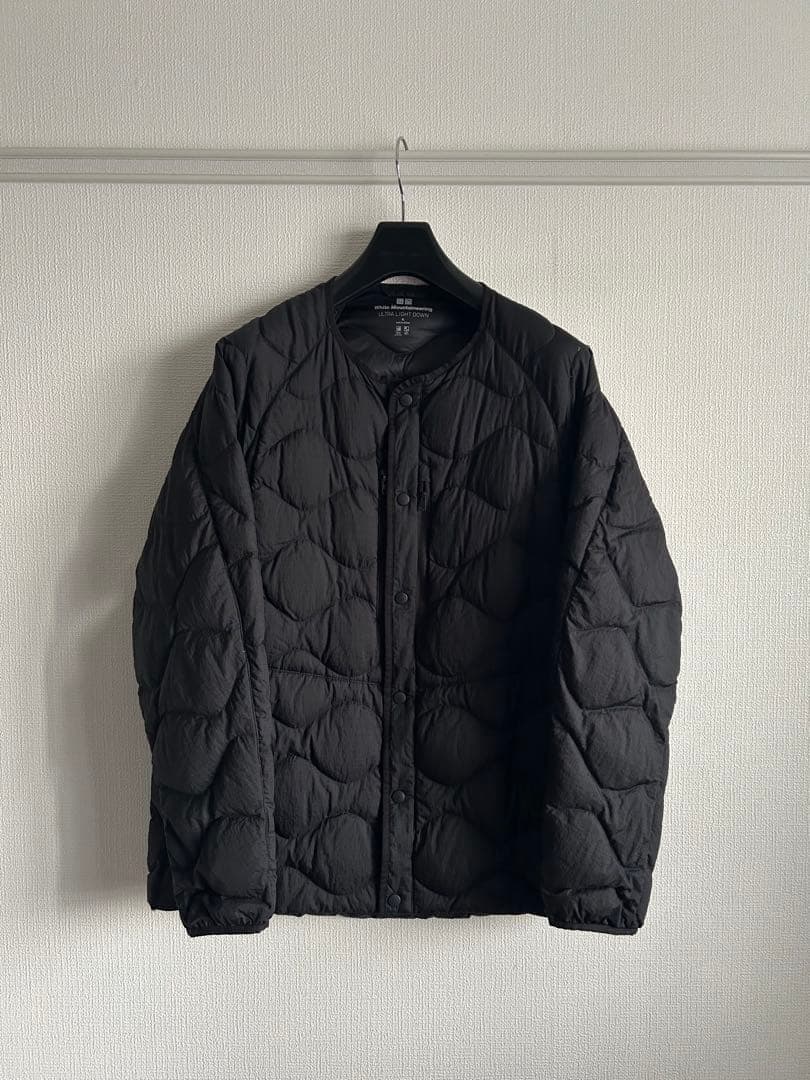 ゆ*お様 【UNIQLO×ホワイトマウンテニアリング】名作ウルトラライトダウン黒