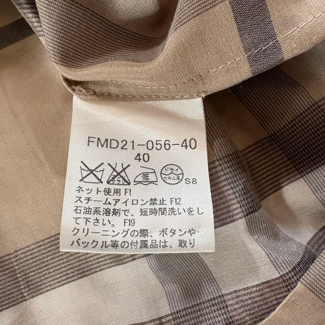 美品✨バーバリーロンドン　メガチェック　ワンピース　ベルト　ベージュ　40