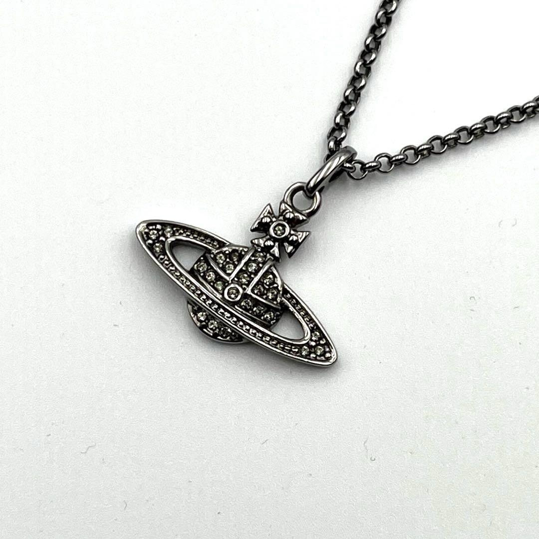 美品✨vivienne westwood ネックレス ラインストーン　シルバー