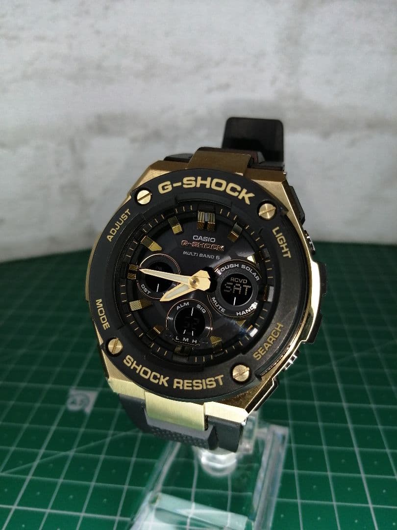 カシオ　G-shock G-steel GST-W300G 洗浄済み　美品