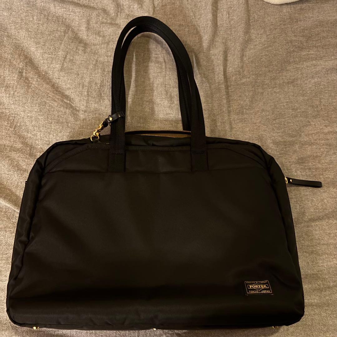【美品】PORTER GRILビジネスバッグ ブラック