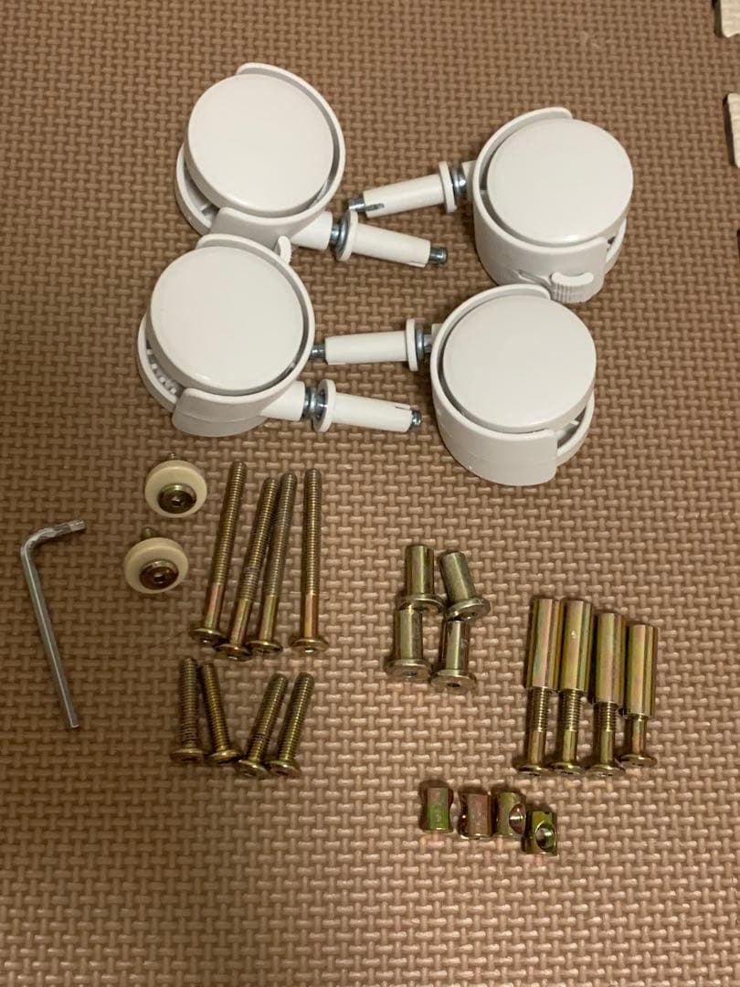 ななみ＊カトージ_ミニベビーベッド_ハイタイプ(収納板付き)+敷パッド