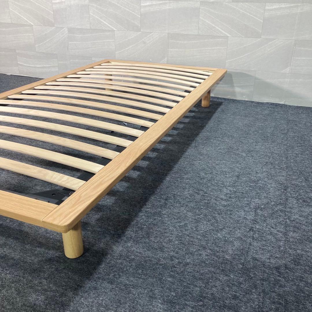 MUJI 無印良品 無印 ベッドフレーム シングル 天然木 美品 d3412