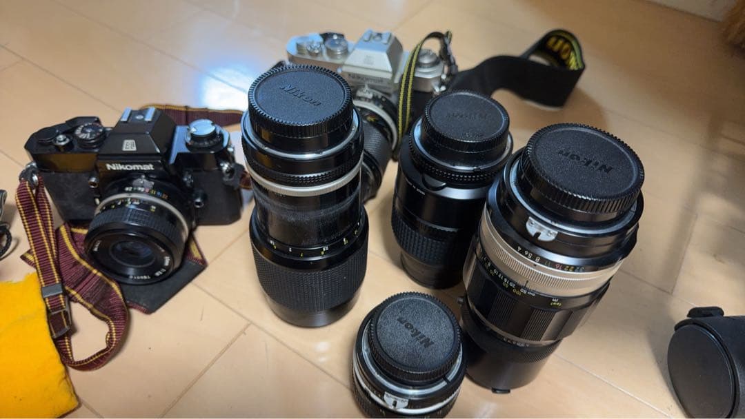 d*3様 Nikon Nikomat 一眼レフカメラとレンズセット　まとめ売