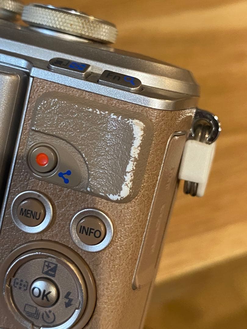 値下げ！OLYMPUS E-PL9 ミラーレス一眼 ブラウン　電源・動作確認済み