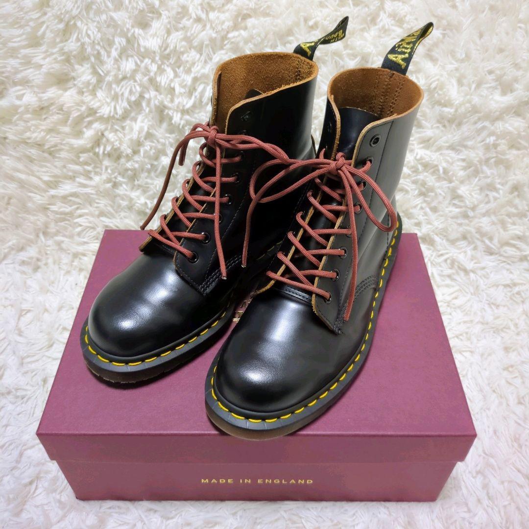 ⭕️美品⭕️　ドクターマーチン　英国製　1460 8ホール　UK8 付属品完品