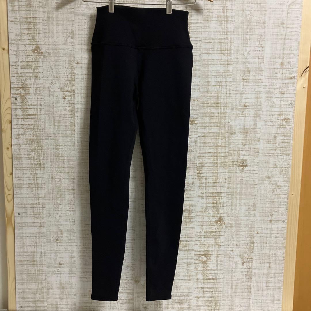 alo ハイウェスト　ヨガパンツ　s ブラック