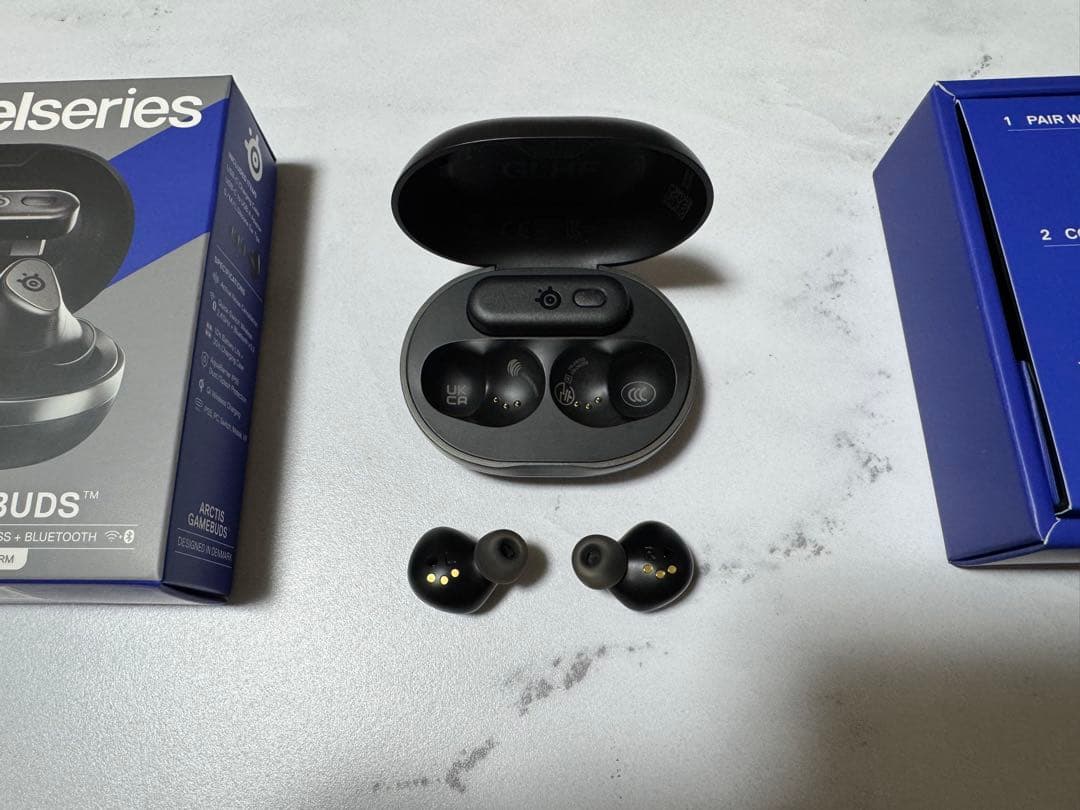 【極美品】SteelSeries Arctis GameBuds BLACK