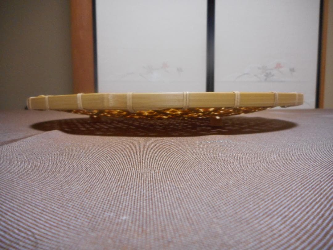 【竹細工】たか　鉄線編みざる