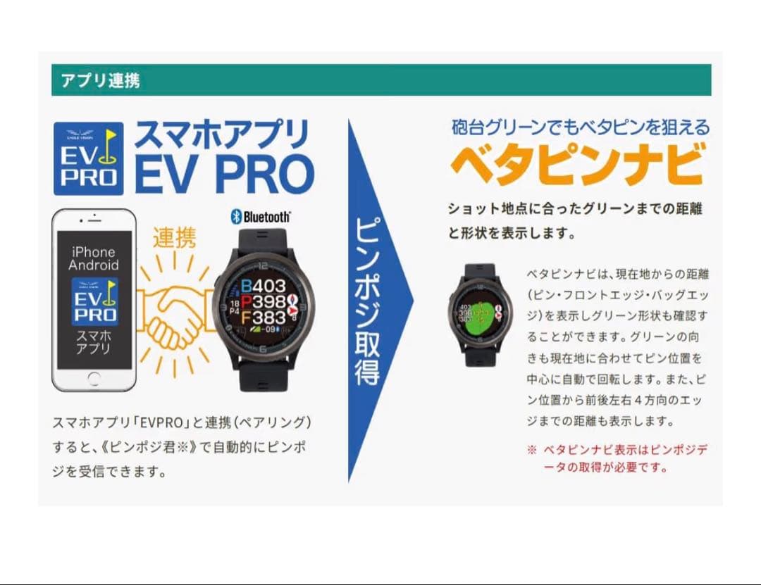 アサヒゴルフ GPSゴルフナビ EAGLE VISION ACE PRO