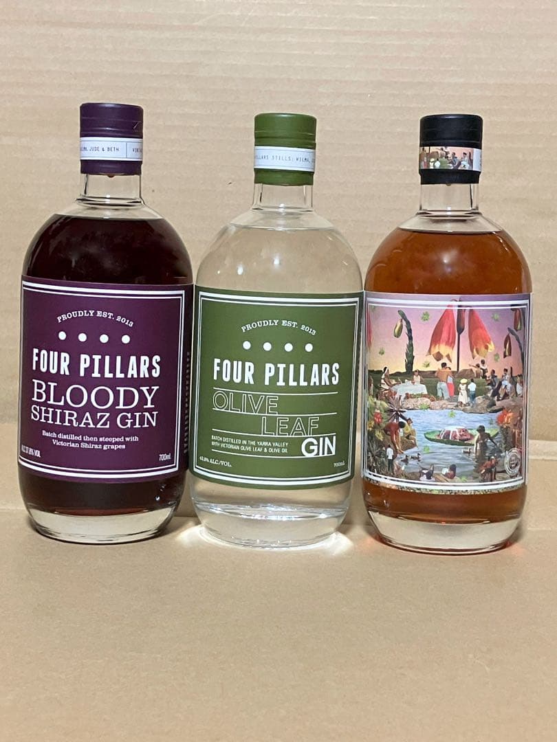 ★【希少】【限定版】 フォーピラーズ ジン 3本セット GIN スピリッツ