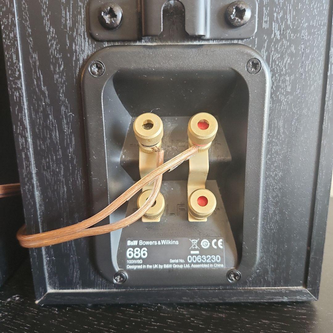 B&W 686　スピーカー　ペア