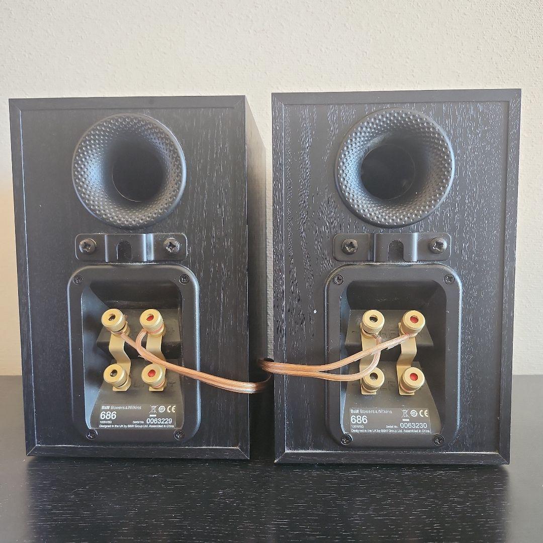 B&W 686　スピーカー　ペア