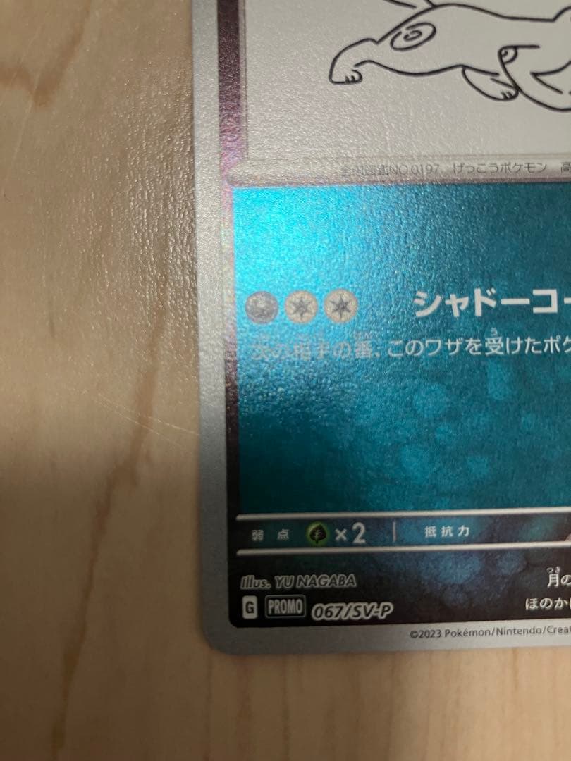 傷あり特価　ブラッキー　YU NAGABA 長場　ブラッキー