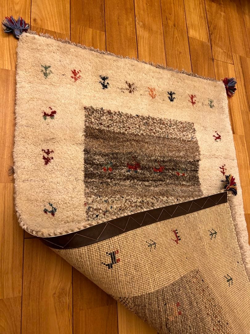 期間限定価格　一点もの　ギャッベ　シーラーズ産　カシュガイ族