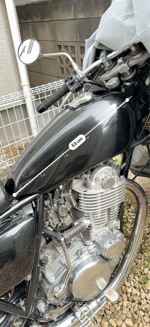 魚SR400 ワンオフ　タンク　ナロータンク