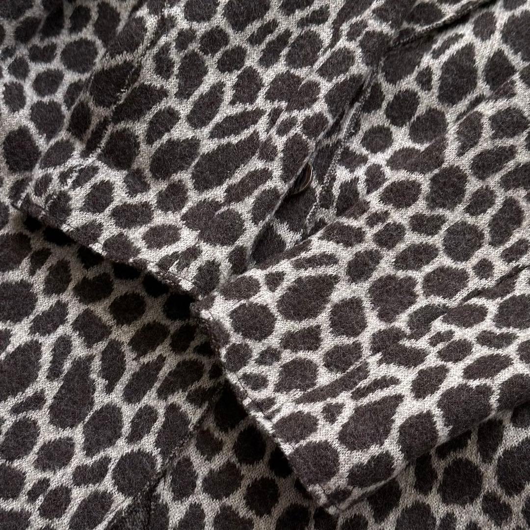 美品☆マックスマーラ ウィークエンド ジラフ柄 ニットジャケット ウール 42