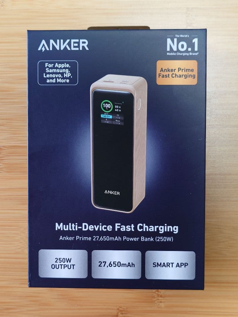 Anker Prime Power Bank 27650mAh 社外品ケース付き