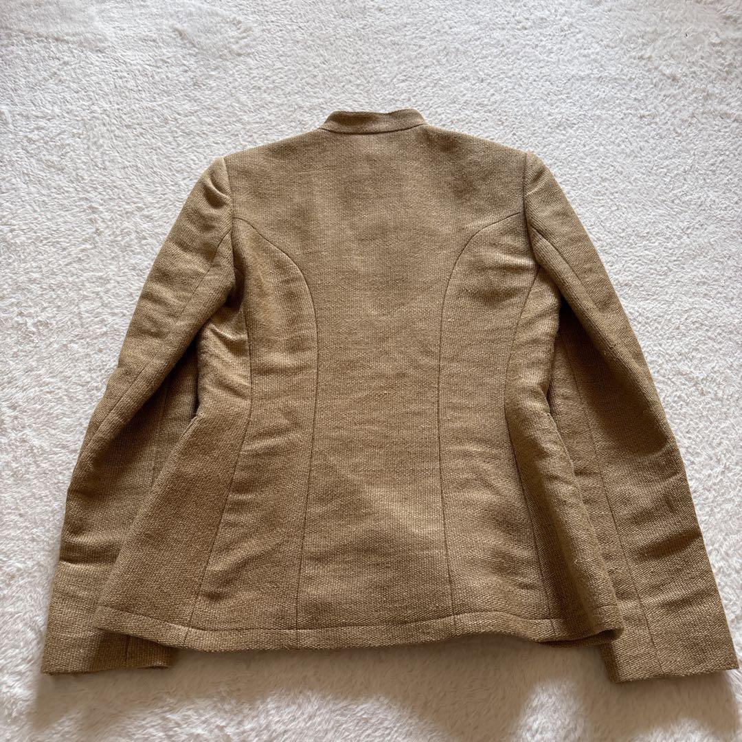 Ralph Lauren 麻綿　詰襟ジャケット　裏地シルク100% 日本製　6